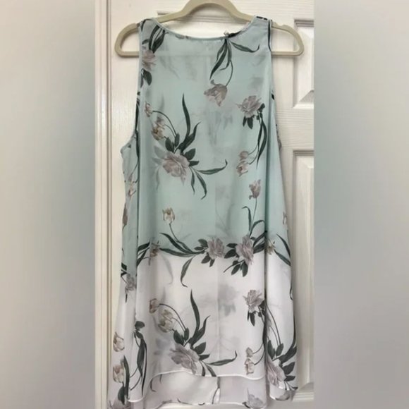 Ted Baker Swimsuit Cover Up Sheer Mint Green Floral - Picture 3 of 6